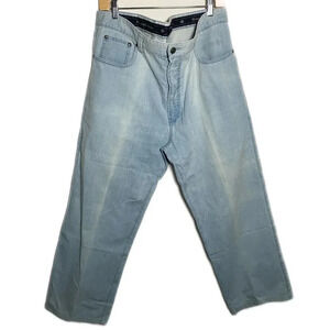 Ermenegildo Zenga Light Wash Wide Leg Jeans Size 38